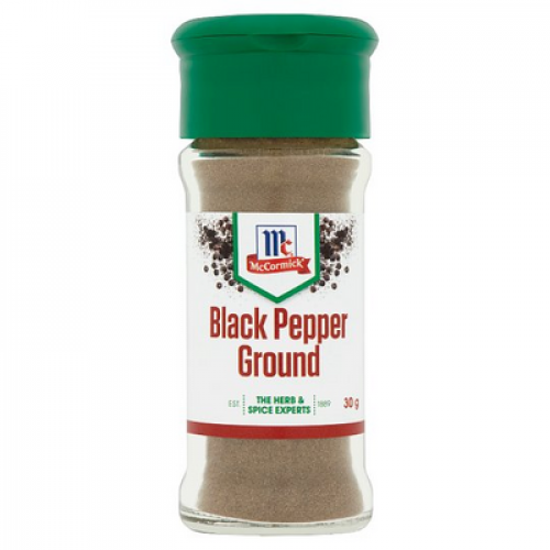 MC CORMICK BLACK PEPPER GROUND 1X30G