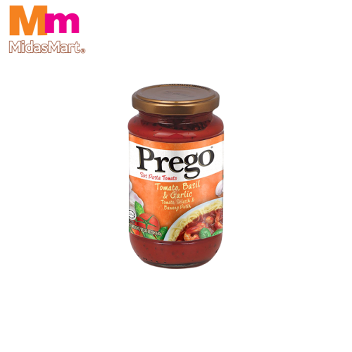 PREGO TOMATO, BASIL AND GARLIC PASTA SAUCE (680G)