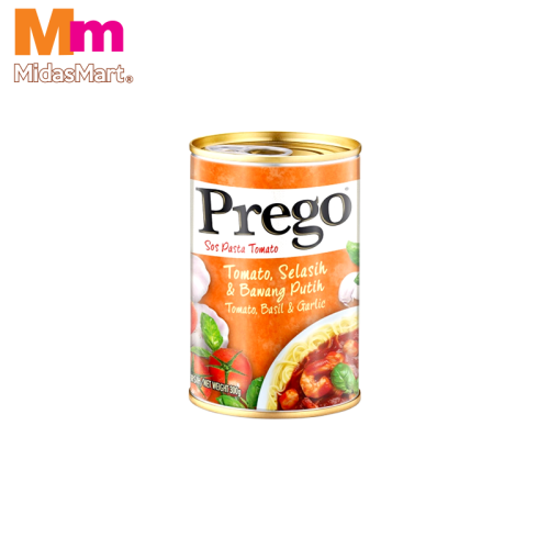 PREGO TOMATO, BASIL AND GARLIC PASTA SAUCE (300G)