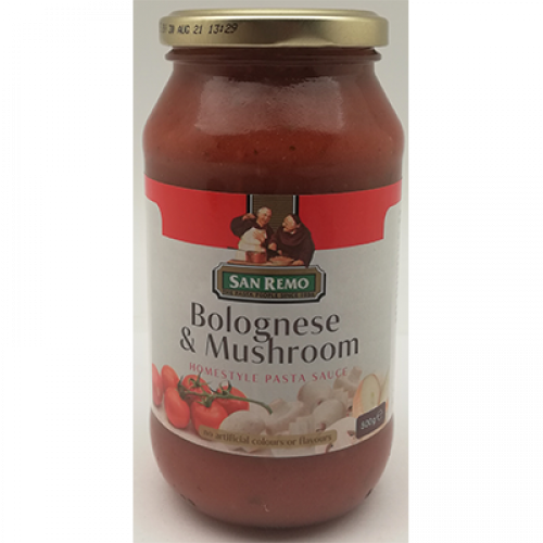 SAN REMO BOLOGNESE & M/ROOM 1X500GM