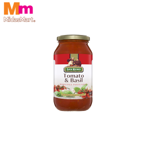 SAN REMO TOMATO AND BASIL PASTA SAUCE (500G)