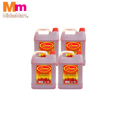 OH MAMA CHILI SAUCE BULK PACK (4 X 5KG)