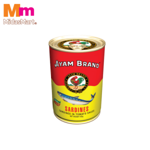 AYAM BRAND SARDINES IN TOMATO SAUCE - TALL TIN (425G)
