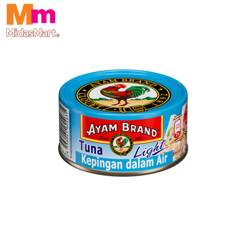 AYAM BRAND LIGHT TUNA FLAKES IN WATER (150G)
