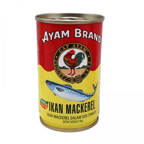 AYAM BRAND MACKERELS TOM 1x155G