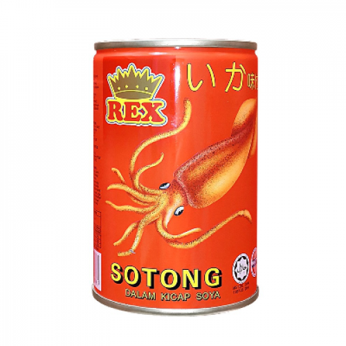 REX SOTONG IN SOYA SAUCE 1 X 400G