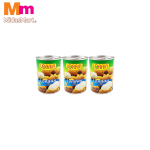 LORRIA LONGAN IN SYRUP PACK (3 X 565G)
