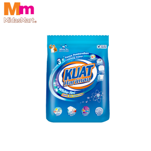 KUAT HARIMAU POWDER DETERGENT - WHITE & BRIGHT (2.3KG)