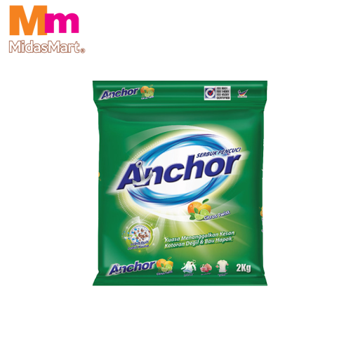 ANCHOR POWDER DETERGENT - CITRUS TWIST (2KG)