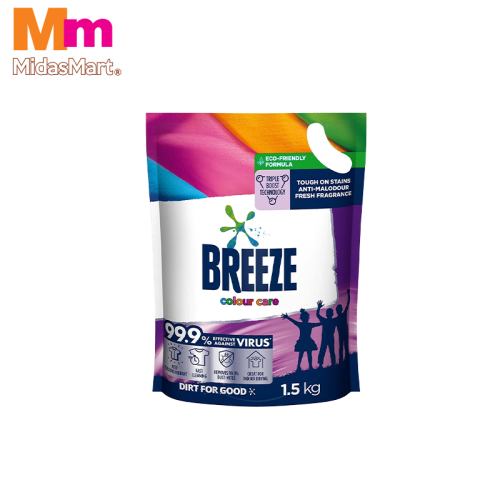 BREEZE CONCENTRATED LIQUID DETERGENT - COLOUR CARE REFILL (1