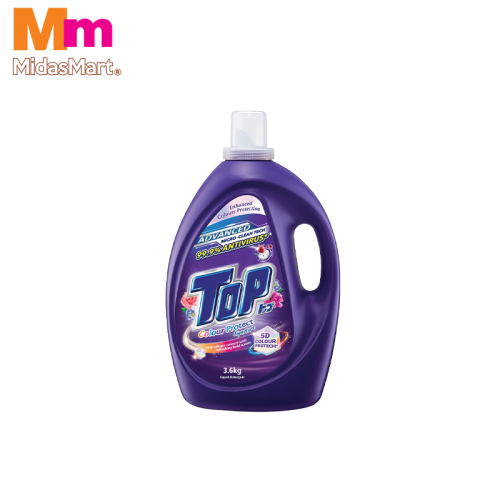 TOP CONCENTRATED LIQUID DETERGENT - COLOUR PROTECT (3.6KG)