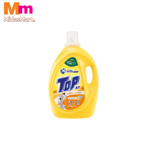 TOP CONCENTRATED LIQUID DETERGENT - ODOUR BUSTER (3.6KG)