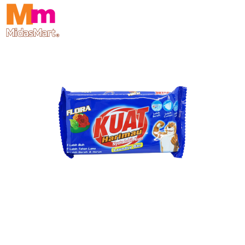 KUAT HARIMAU FLORAL DETERGENT BAR (150G)