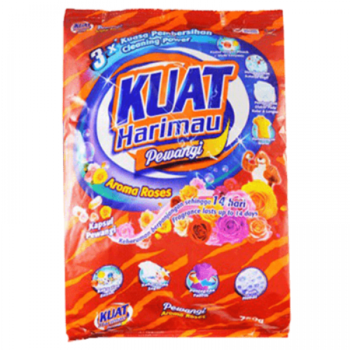 KUAT HARIMAU DET PWD AROMA ROSES 1X750G