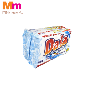 DAIA WHITE DETERGENT BARS (3 X 150G)