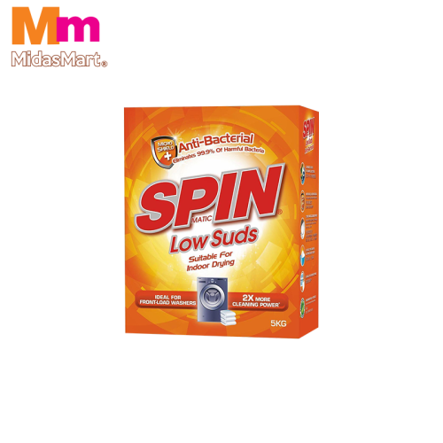 SPIN LOW SUDS ANTI-BACTERIAL DETERGENT (5KG)