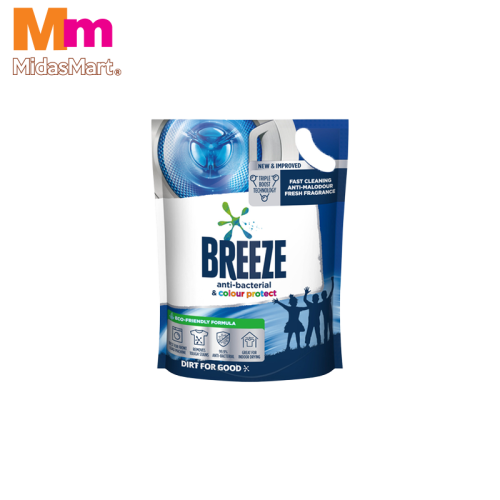 BREEZE ANTI-BACTERIAL & COLOR PROTECT REFILL (1.5KG)