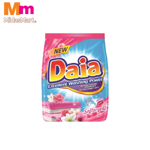 DAIA POWDER SOFTERGENT - DETERGENT + SOFTENER (2KG)