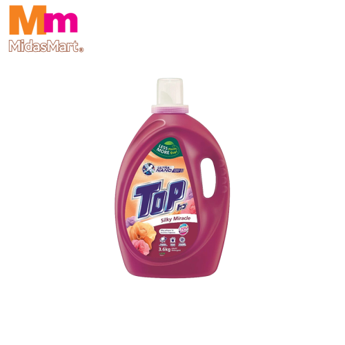 TOP CONCENTRATED LIQUID DETERGENT - SILKY MIRACLE (3.6KG)