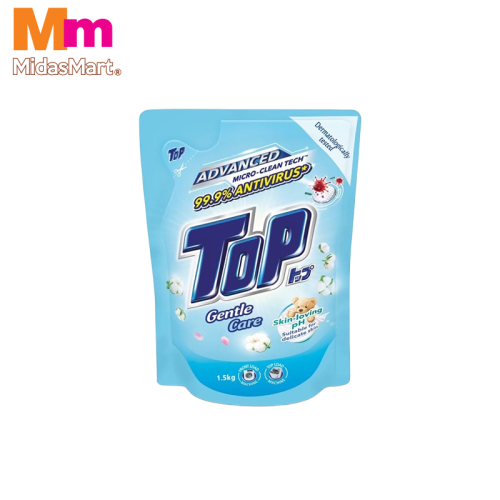 TOP CONCENTRATED LIQUID DETERGENT - GENTLE CARE REFILL (1.5K
