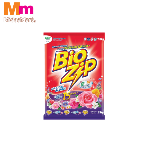 BIOZIP POWDER DETERGENT - MAGNOLIA BLOOM (2.3KG)