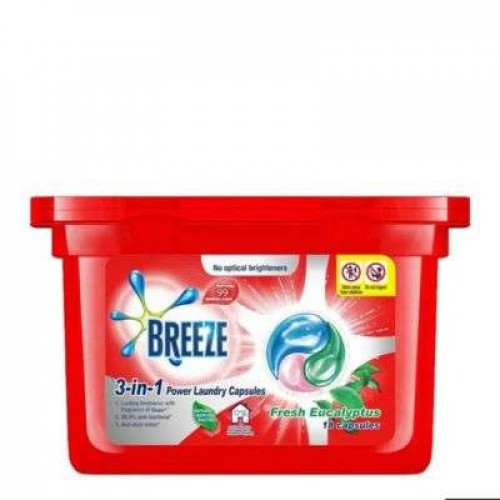 BREEZE LIQ DET CAPSUL 3IN1 EUCALY 1X189G