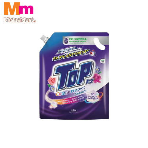 TOP CONCENTRATED LIQUID DETERGENT - COLOUR PROTECT REFILL (3