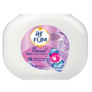 AR FUM 5IN1 LAUN CAPSUL ROSE 1X36'S