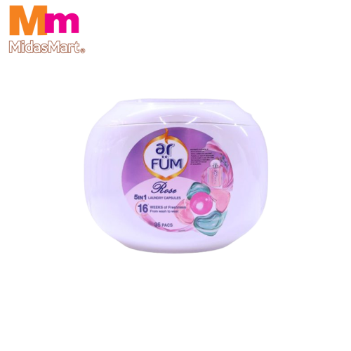 AR FUM 5-IN-1 ROSE LAUNDRY CAPSULES (36'S)