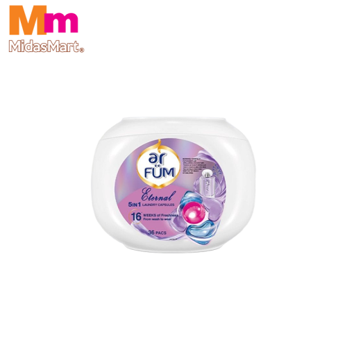AR FÜM 5-IN-1 LAUNDRY DETERGENT CAPSULES ETERNAL (36'S)