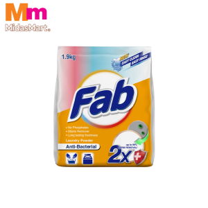 FAB CONCENTRATED LAUNDRY DETERGENT POWDER - ANTI-BACTERIAL (