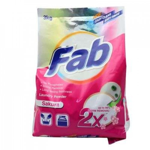 FAB LAUNDRY PWD SAKURA 1X3KG