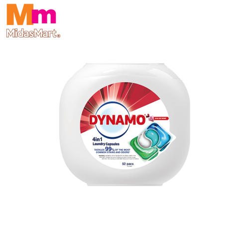 DYNAMO 4-IN-1 EAU DE ROSE LAUNDRY CAPSULES (52'S)