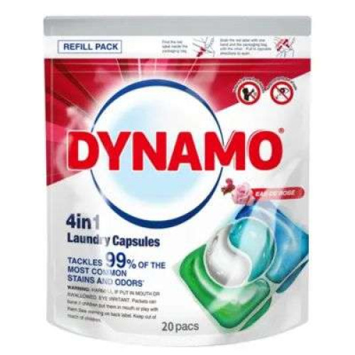 DYNAMO 4IN1 CAPSULES EAU DE ROSE REF 1X20'S