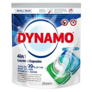 DYNAMO 4IN1 CAPSULES FRESH REF 1X20'S