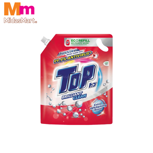 TOP CONCENTRATED LIQUID DETERGENT - BRILLIANT CLEAN REFILL (