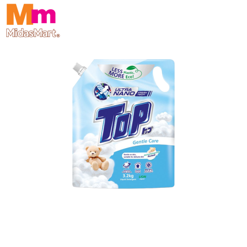 TOP GENTLE CARE LIQUID DETERGENT REFILL (3.2KG)