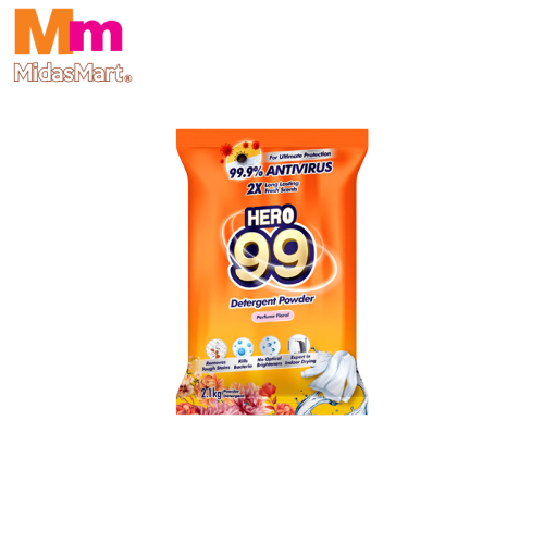 HERO 99 PERFUME FLORAL POWDER DETERGENT (2.1KG)