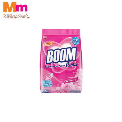BOOM CINTA ROSE POWDER DETERGENT (2.3KG)