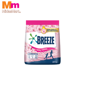 BREEZE SILKY SAKURA POWDER DETERGENT (2.1KG)