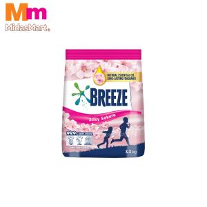 BREEZE SILKY SAKURA POWDER DETERGENT - JUMBO (3.3KG)