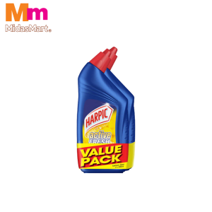 HARPIC LIQUID TOILET CLEANER LEMON - TWIN PACK (2X500ML)