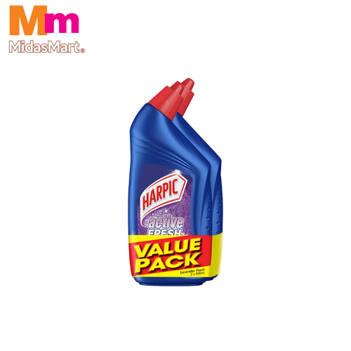 HARPIC LIQUID TOILET CLEANER LAVENDER - TWIN PACK (2X500ML)