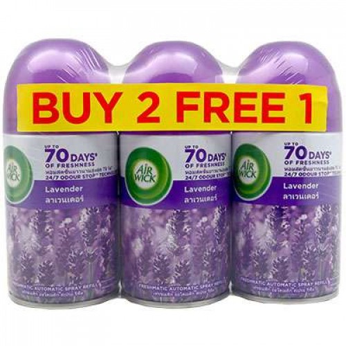 AIRWICK F/MATIC REF LAVENDER 2+1 1X1PACK