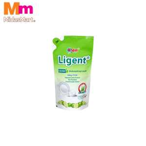 LIGENT ANTI-BACTERIAL DISHWASH REFILL (600ML)