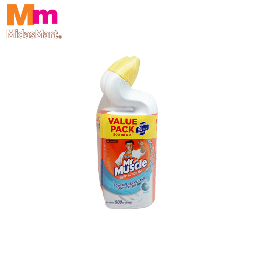 MR. MUSCLE TOILET CLEANER TWIN PACK - FRESH (2X500ML)