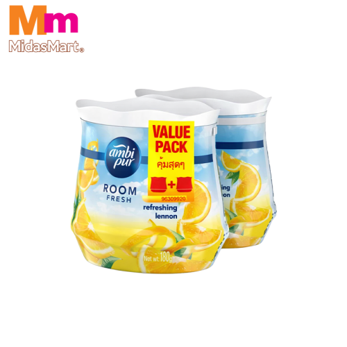 AMBI PUR GEL FRESH AIR FRESHENER - REFRESHING LEMON TWIN PAC