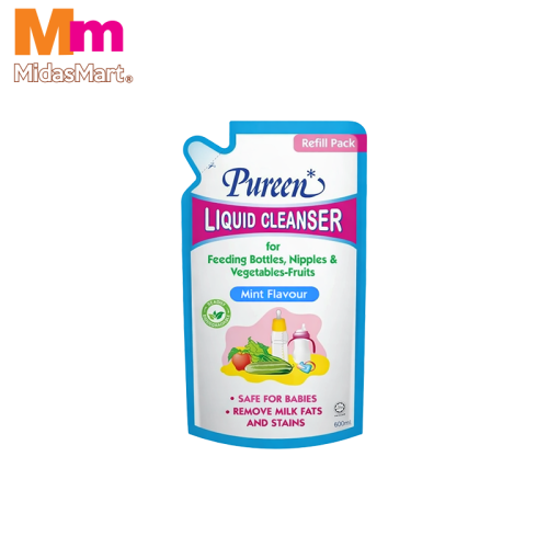 PUREEN LIQUID CLEANSER - MINT REFILL (600ML)