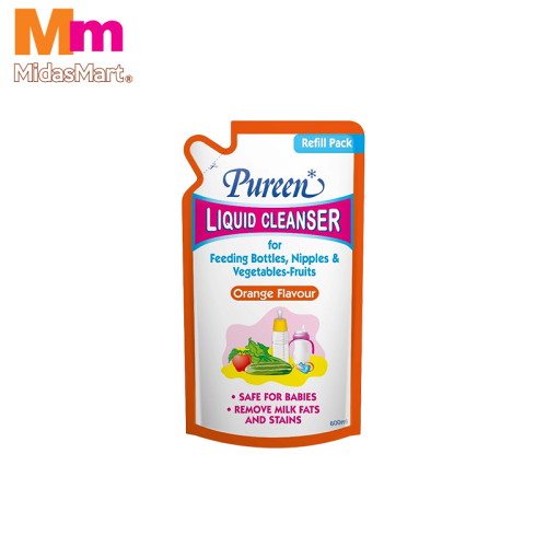 PUREEN LIQUID CLEANSER - ORANGE REFILL (600ML)