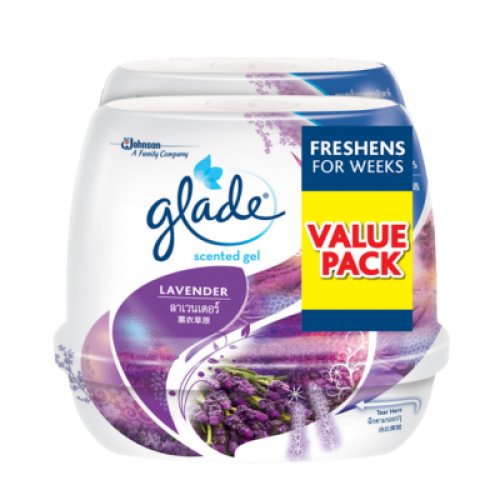 GLADE SCENTED GEL TP LAVENDER 1X2X180G